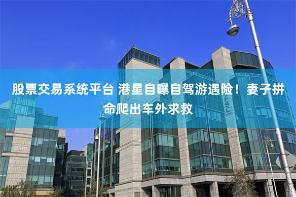 股票交易系统平台 港星自曝自驾游遇险！妻子拼命爬出车外求救