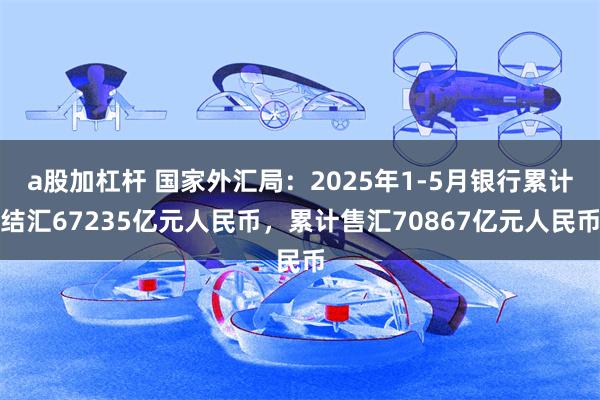 a股加杠杆 国家外汇局：2025年1-5月银行累计结汇67235亿元人民币，累计售汇70867亿元人民币